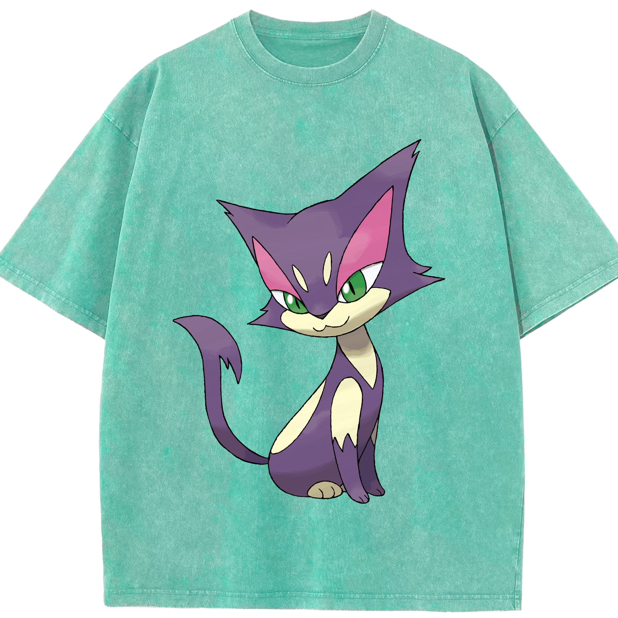（画像用） ポケットモンスター Pokémon 綿100% ヴィンテージ風 半袖Tシャツ（フロントプリント）